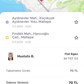 BiTaksi Fazla Ücret Aldı.