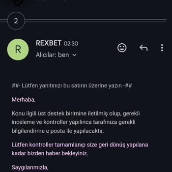 Rexbet Havale Yöntemi İle Para Yatırma Problemi