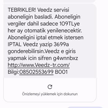 Veedz-tr.com İzinsiz Üyelik Başlatması
