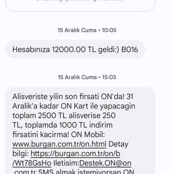 Burgan Bank Onbank Yılbaşı Kampanya İadesini Yatırmadı