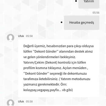 Betorspin Yatırım Hesabıma Geçmedi?