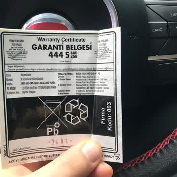 İnci Akü Garantim Devam Ediyor Akü Bitti 2 Sene Olmadan