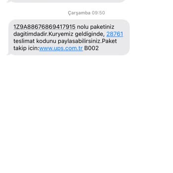 UPS Türkiye Kargomu Artık Teslim Edin