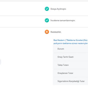 Allianz Sigorta Provizyon Reddi