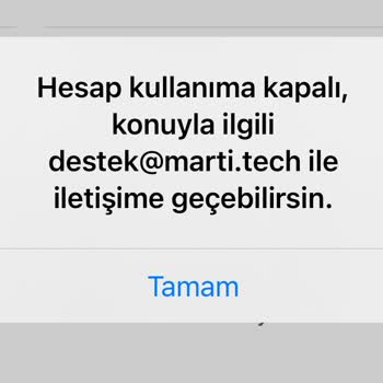 Askıda Olan Martı Hesabımla Alakalı Kimse Bana Dönüş Sağlamadı