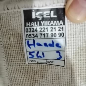 İçel Halı Yıkama (Mersin) Islak Halı Gönderdiler