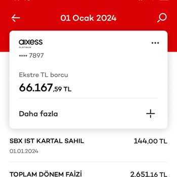 Akbank Toplam Dönem Faizi