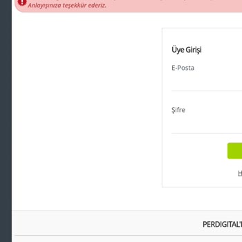 Para İade Hesap Askıya Alınma Perdigital