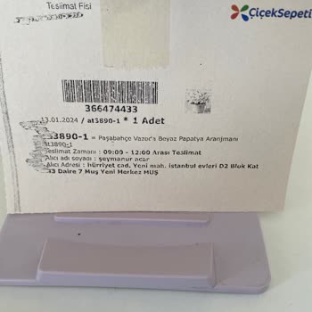 Çiçek Sepeti Vazo Kırık Geldi!