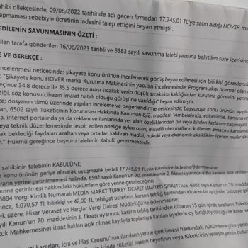 Media Markt Tüketici Hakem Heyeti Kararına Uymayan Mağaza