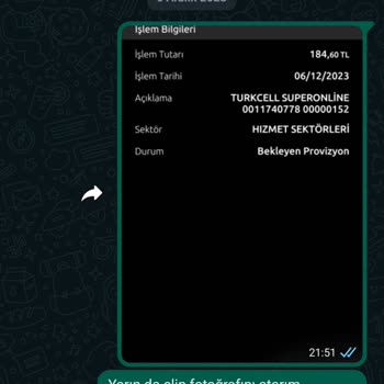 Fatura Aldatmacası Yapan Firma Turkcell Superonline
