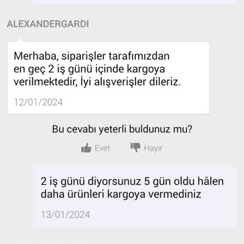 Alexandergardi.com Ödeme Alınıyor Fakat Ürünler Gönderilmiyor!