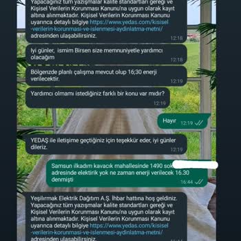 YEDAŞ Günlerdir Süren Elektrik Kesintisi