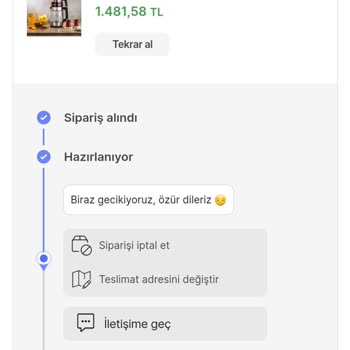 Hepsiburada Schafer Ürünü Kargoya Vermiyor