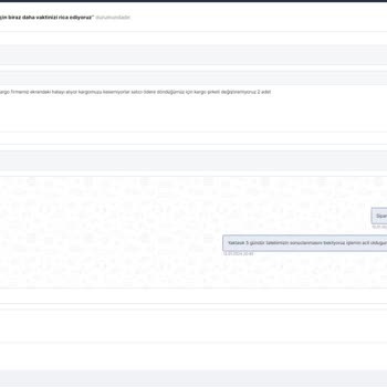 Trendyol Taleplerindeki Çözüm Süresi Saçmalığı