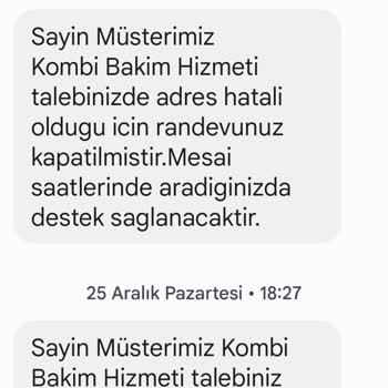 Türkiye Sigorta Kombi Bakım Hizmeti