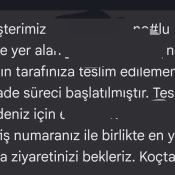 Koçtaş İade Edilen Ürün Parasını Vermemek