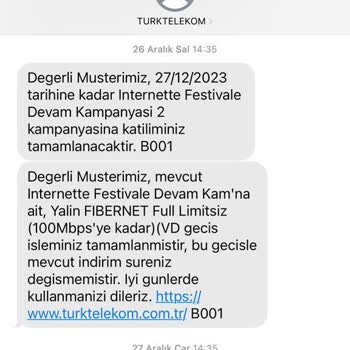 Türk Telekom Taahhüt Kampanya Ve Müşteri Hizmetleri