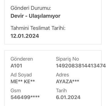 Bir Günde Kargo'nun Sorumsuzluğu