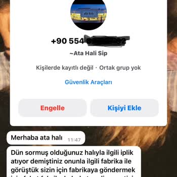 Ata Halı Sattığı Ürünün Arkasında Durmuyor