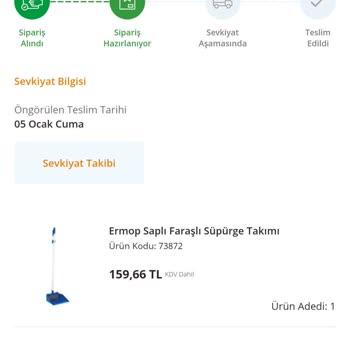Avansas. Com Siparişi Getirmedi