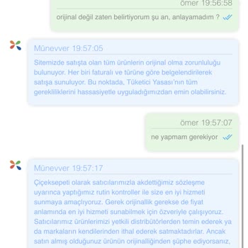 Çiçek Sepeti Sahte Ürün Deneyimi