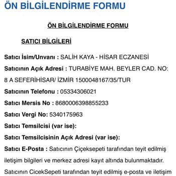 Hisar Eczanesi Satın Aldığım Ürün 10 Gün Sonra Stokta Yokmuş