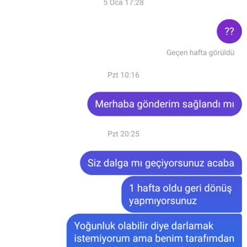 Dear Butik (deearboutique) Ürün Gönderimi Hâlâ Yapılmadı!