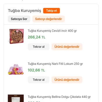 Tuğba Kuruyemiş Görseldeki Ürünle Alakasız Ürün İçeriği Gönderme