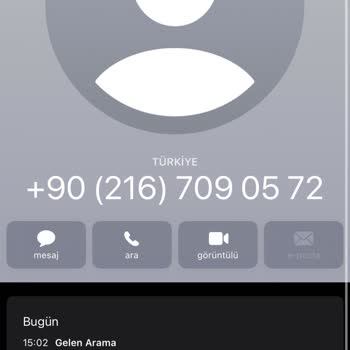 0216 709 05 72 Anket İçin Arandım