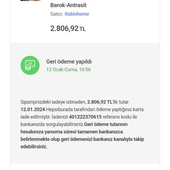 Robin Home Ürün Değişimi Sonrası Fiyat Farkıyla Karşılaşma Durumu