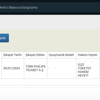 Philips Ev Aletleri HD9285/96 Üretim Hatası