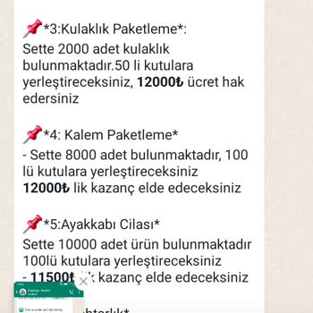 Evde Paketleme Kazanç (facebook) Küçükçekmece Ambalaj 05532538952