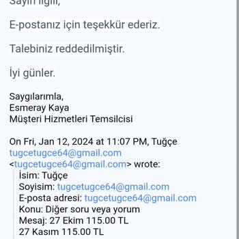 CV Maker Adlı Firmanın Haberim Olmadan Kartımdan Çektiği Paralar