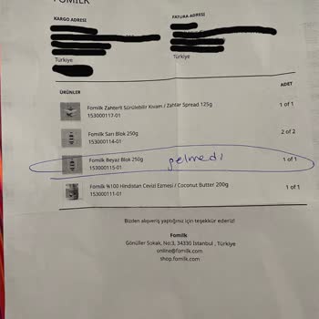 Fomilk Siparişlerim Eksik Geldi, Müşteri Hizmetlerine Ulaşılmıyor