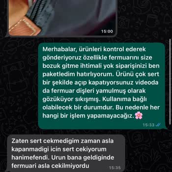 By Büşra İnci (Badi Atelier) Kusurlu Ürün Gönderdiler