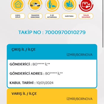 PTT Kargo İlgisiz Yalancı Vs