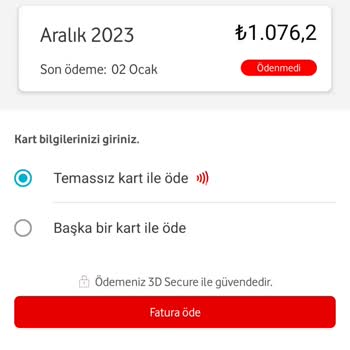 Vodafone Gecikmeli Faturamı Ödedim Hattım Açılmadı