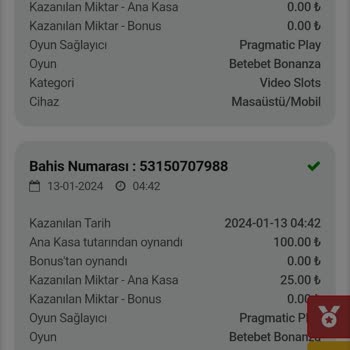 Betebet Paramı Haksızlık Yaparak Aldınız