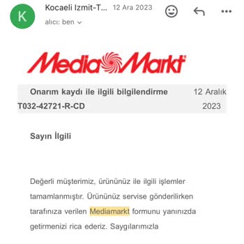 Media Markt İade Kabul Etmeyip Sorumluluk Almıyor