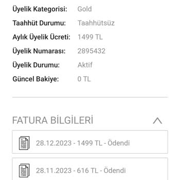 MACfit (İstanbul Anadolu) Yıllık Üyelik Bitimi Sonrası Onaysız Aylık Üyelik Açılması