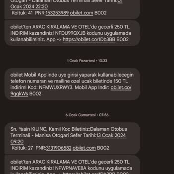 Kamil Koç Bilgilendirme Sorunu Ve Otobüs Şikayeti