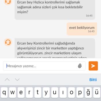 Trendyol Hızlı Market Teslim Edildi Olup Teslim Edilmiyor