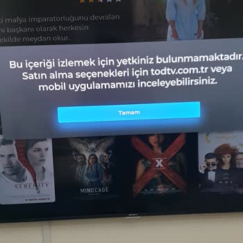 Tod TV De Üyelik İçerik Hatası Veriyor