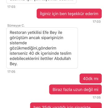 Yemeksepeti Ve Öncü Döner Siparişimi Vermedi