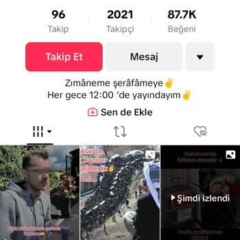TikTok Hesapta Saygısız İçerik Bulundu
