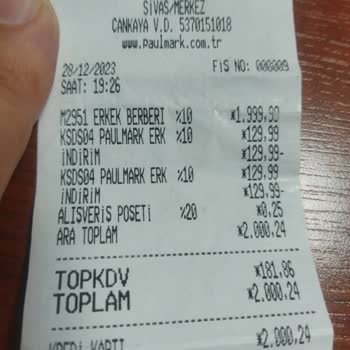 PaulMark Hatalı Ürünü Değiştirmediler!