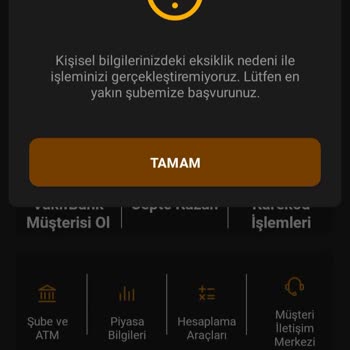 VakıfBank Mobil Bankacılık Giriş Yapamıyorum