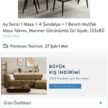 81 Gün Bekletilen Ve İptal Edilen Ürün. Vivense Pişmanlıktır.