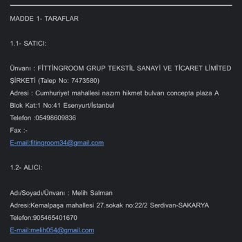 Fittingroom Ürünler Teslim Edilmiyor